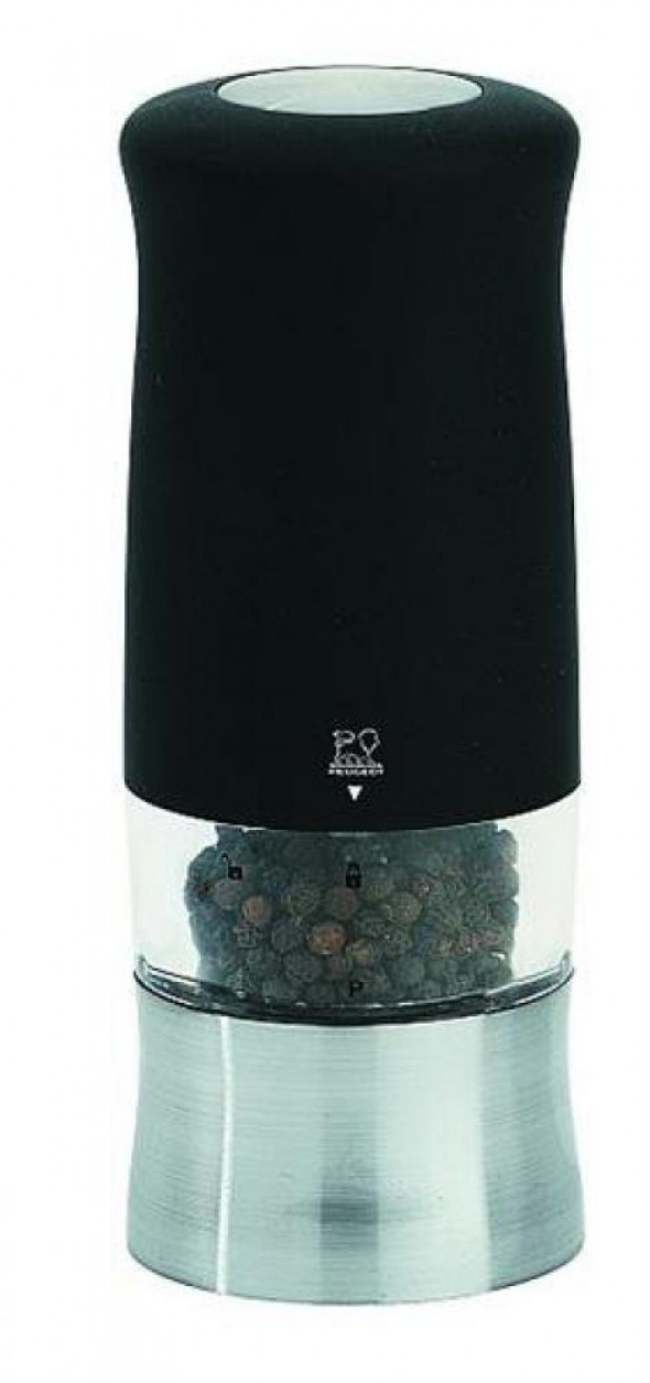Młynek do pieprzu 14 cm Zephir elektryczny czarny Peugeot