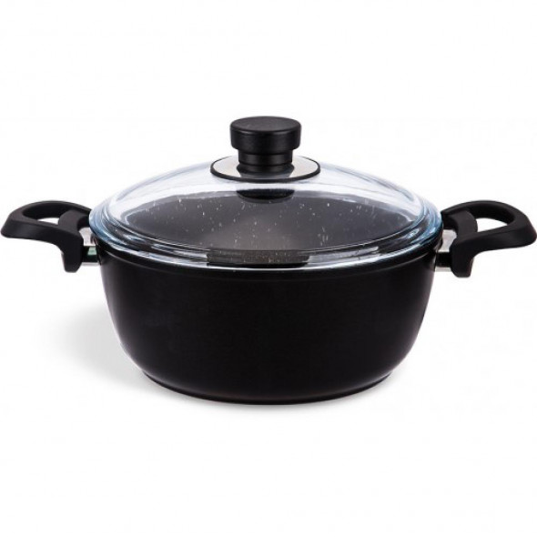 NOIS garnek 20 cm 2,1l aluminium z pokrywą indukcja