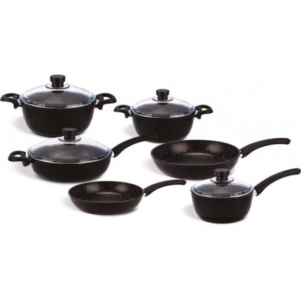 NOIS zestaw 10 częściowy - garnki i patelnie indukcja