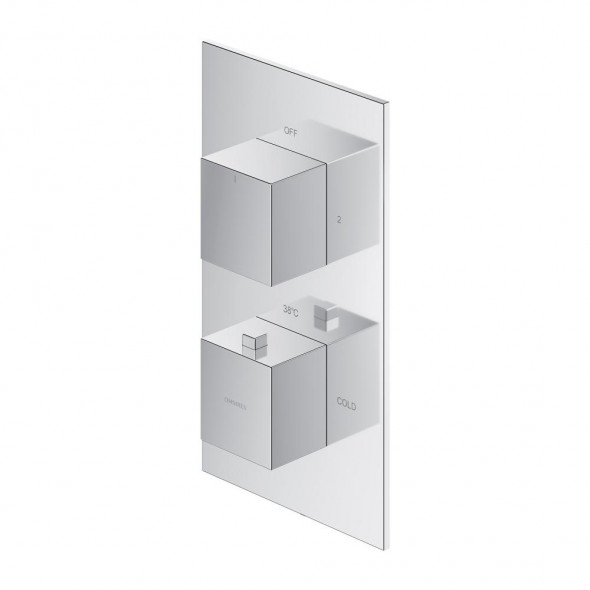 OMNIRES BATERIA PODTYNKOWA WANNOWA TERMOSTATYCZNA FRESH  FR7136ROCR