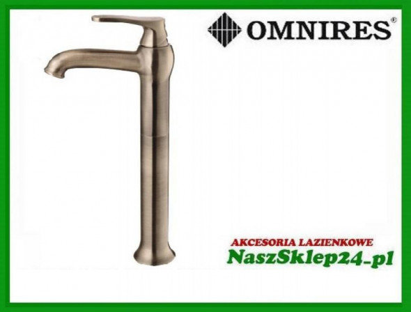 OMNIRES BATERIA UMYWALKOWA ART DECO AD5112/1 BRĄZ  Antyczny