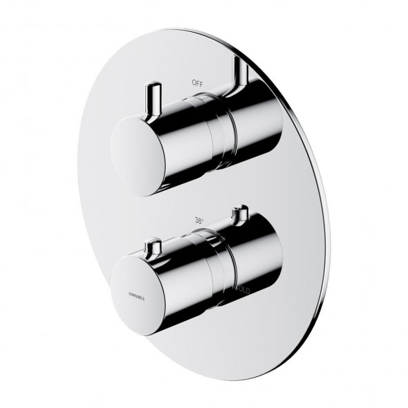 OMNIRES BATERIA Y PODTYNKOWA 2-WYJŚCIOWA TERMOSTATYCZNA  Y1236ROCR -NOWY  MODEL