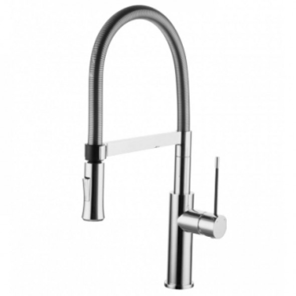 OMNIRES BATERIA ZLEWOZMYWAKOWA KUCHENNA X3CR  WYCIĄGANA WYLEWKA