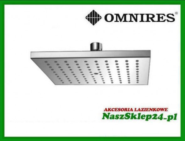 OMNIRES DESZCZOWNICA KWADRATOWA  WGX225  OCEAN 25X25  z  FUNKCJĄ  NAPOWIETRZNIA