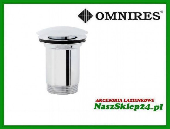 OMNIRES KOREK KLIK-KLAK  CHROM A706 CR DO UMYWALKI