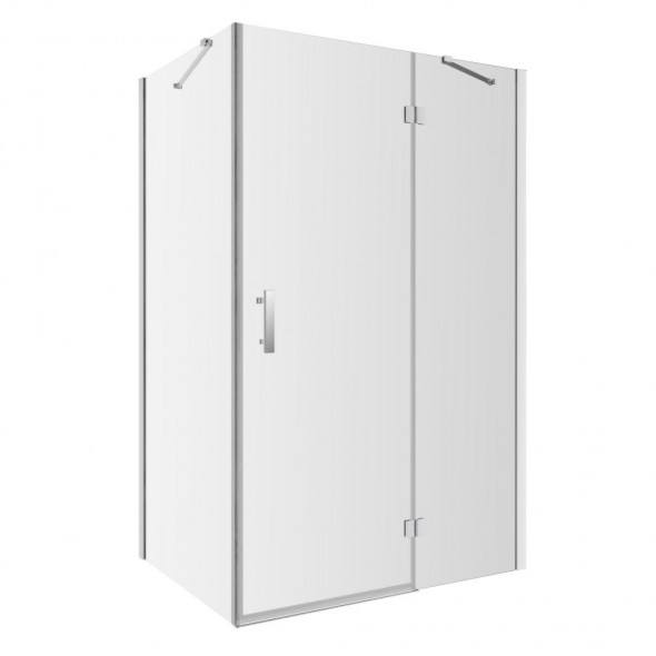 OMNIRES Manhattan Kabina prostokątna 100x120 z drzwiami uchylnymi ADC12X-A + ADR10X