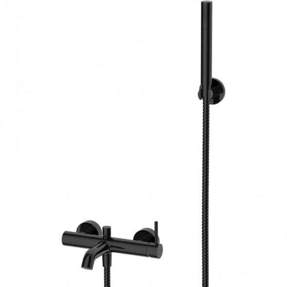 OMNIRES SERIA Y bateria wannowa Y1231BL  Czarna  PÓŁMATOWA