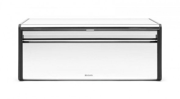 Pojemnik na pieczywo chlebak prostokątny chrom/czarny Brabantia 163463