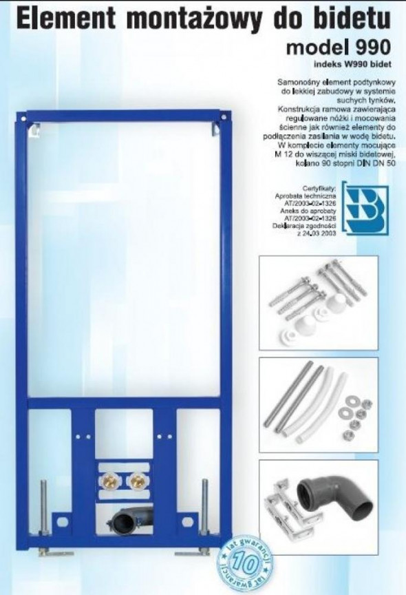 STELAŻ BIDETOWY / DO BIDETU -NIEMIECKI  SANIT