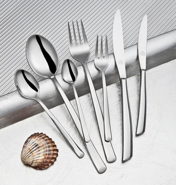 Sztućce LIFE połysk 72 el. Amil Bestecke w walizce 5000