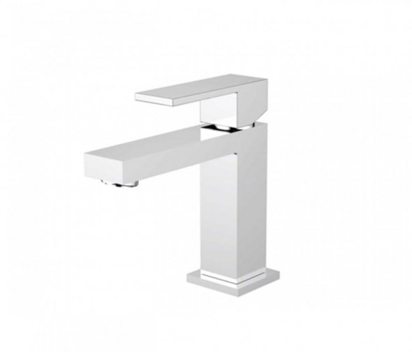 VELDMAN QUADRO bateria umywalkowa niska chrom