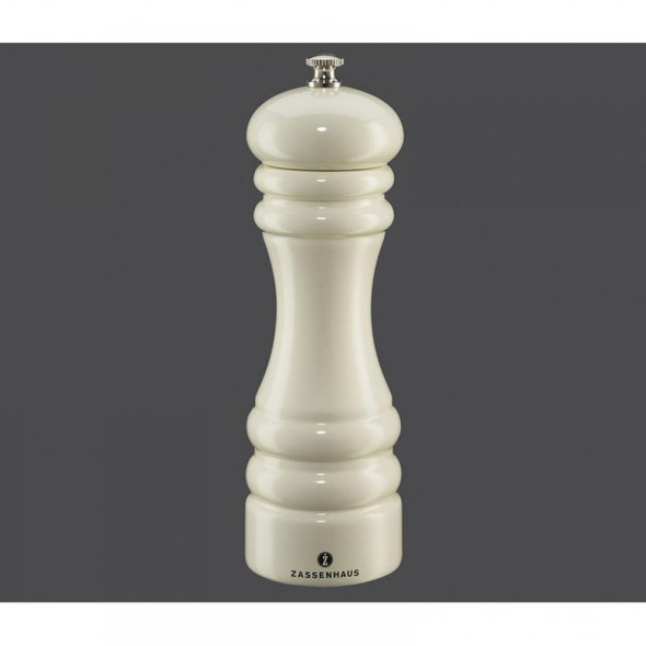Zassenhaus Młynek do soli 18 cm Berlin kremowy - waniliowy ZS-023084