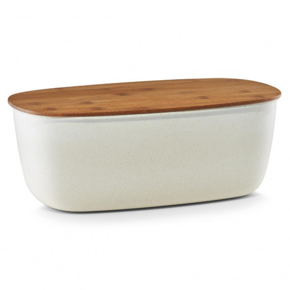 Zeller chlebak kremowy z deską  36x20x13 cm -- 25117