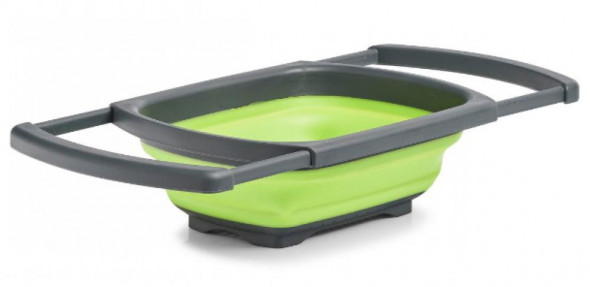 Zeller Durszlak sitko składane rozsuwane cedzak silikon niemiecki 26626