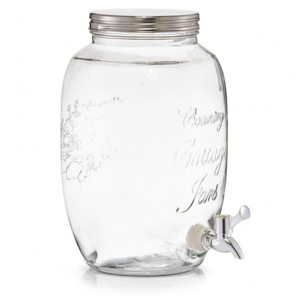 Zeller Słój 5l. dystrybutor do napojów i soków z kranem i zakrętką  19725