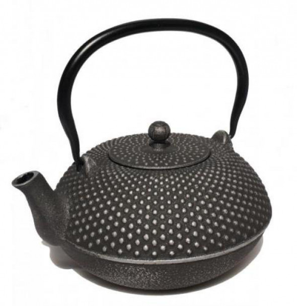 Zest for Life czajnik  żeliwny do herbaty czarny  1,1 litra