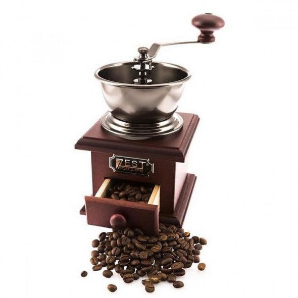 Zest for Life - Młynek do kawy tradycyjny z szufladką Colombo CM-8509