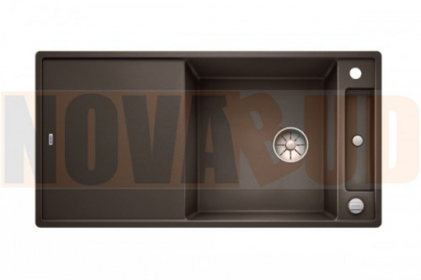 Blanco AXIA kawowy III XL 6 S ZLEW SILGRANIT PuraDur +DESKA INFINO 523519