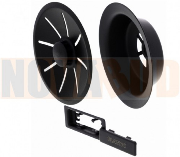 BLANCO InFino CZARNY do jednej komory odpływ , przelew zestaw (do etagon, subline ) infino 239975