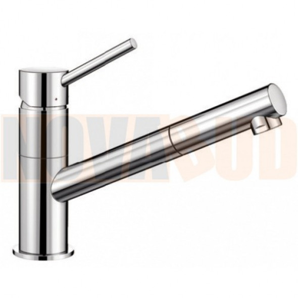 BLANCO KANO-S BATERIA Z WYCIĄGANĄ WYLEWKĄ CHROM 521503