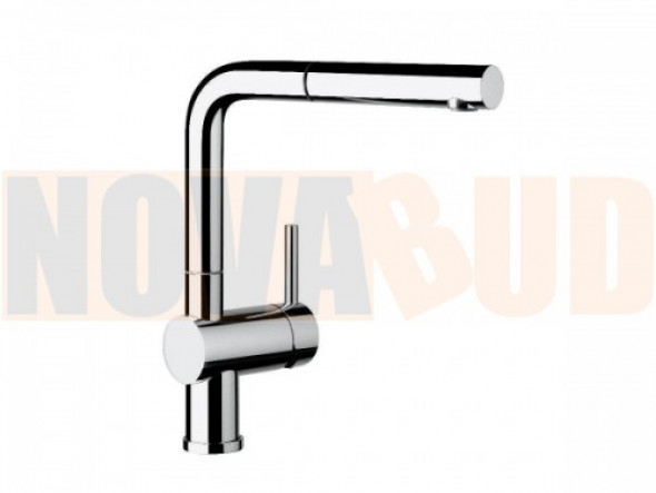 BLANCO LINUS-S CHROM BATERIA Z WYCIĄGANĄ WYLEWKĄ 512402