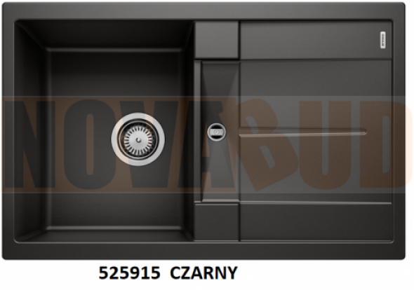 Blanco METRA 45 S CZARNY Silgranit® PuraDur® Zlewozmywak 525915