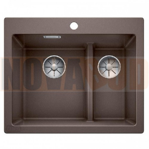 Blanco PLEON 6 Split kawowy Silgranit® PuraDur® Zlewozmywak 521698