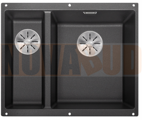 Blanco SUBLINE antracyt 340/160-U Silgranit PuraDur antracyt InFino zlew podblatowy, komora prawa 523558