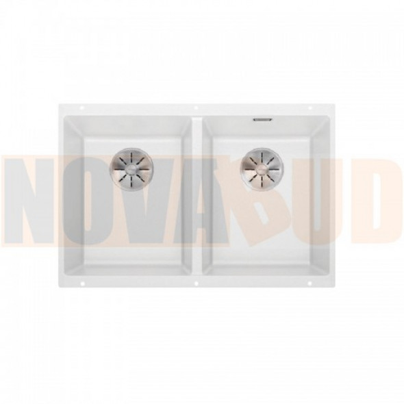 Blanco SUBLINE biały 350/350-U Silgranit PuraDur InFino 523578