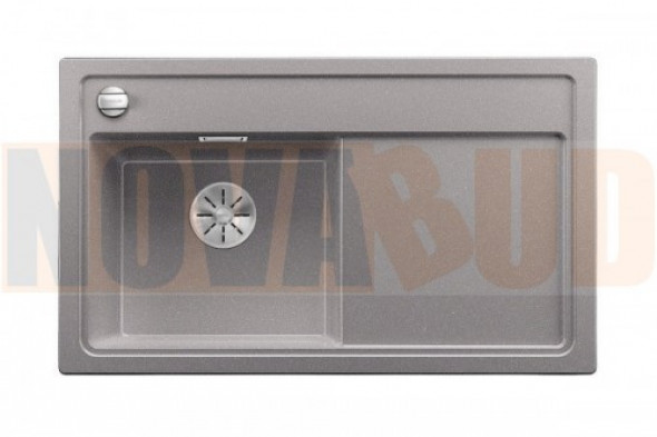 Blanco ZENAR 45 S alumetalik ZLEW SILGRANIT PuraDur lewa komora +KOREK AUTO +INFINO 523852