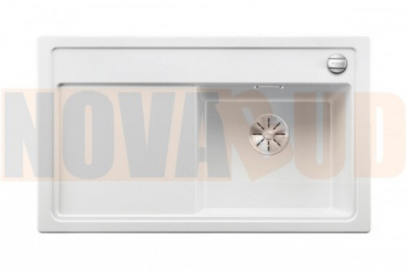 Blanco ZENAR 45 S biały ZLEW SILGRANIT PuraDur prawa komora +KOREK AUTO +INFINO 523788