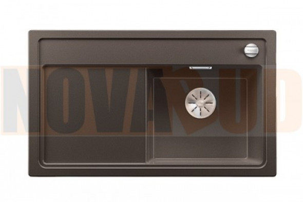 Blanco ZENAR 45 S kawowy ZLEW SILGRANIT PuraDur prawa komora +KOREK AUTO +INFINO 523798