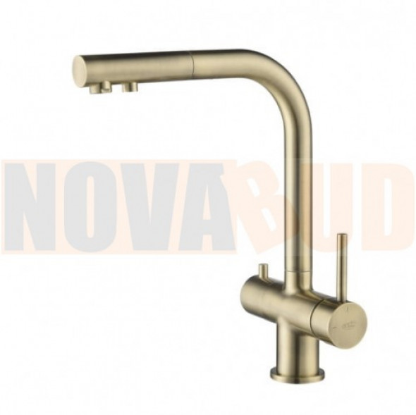 Blue Water APALA kolor MOSIĄDZ ANTYCZNY bateria z pod.do wody filtrowanej z wyc.wyl dwuobwodowa 5901730616255