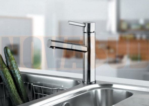 Blue Water Arada bateria kuchenna z wyciąganą wylewką inox 5901730613575