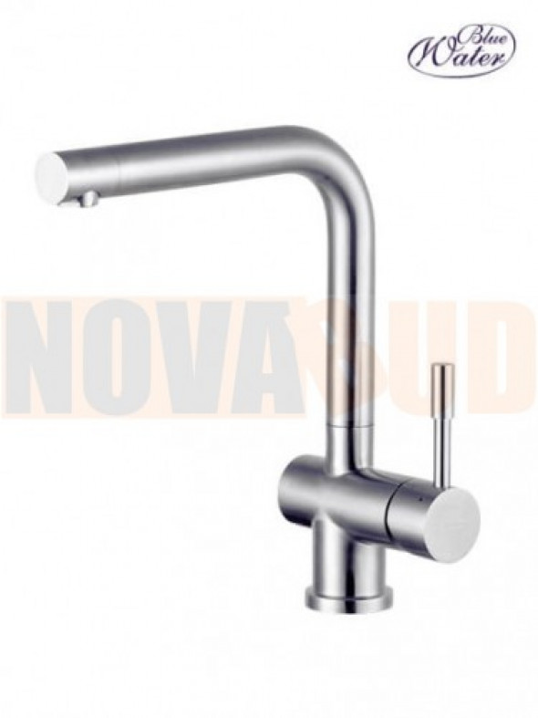 Blue Water Leon Bateria kuchenna ze stałą wylewką inox 5901730611199