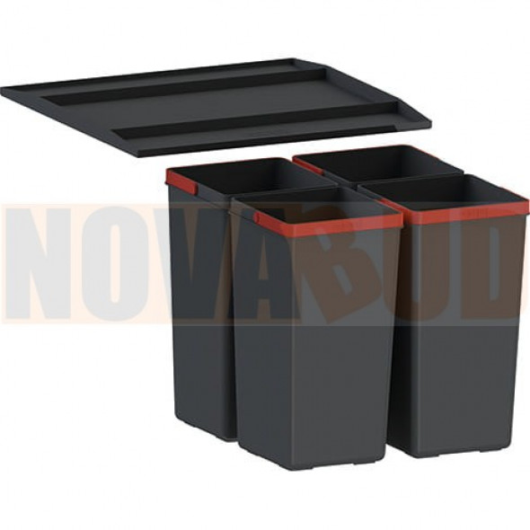 FRANKE EasySort 450-0-4 sortownik odpadów z półką 121.0494.191