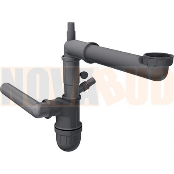 FRANKE Grey Line Syfon butelkowy oszczędzający miejsce 1 komora 112.0551.361