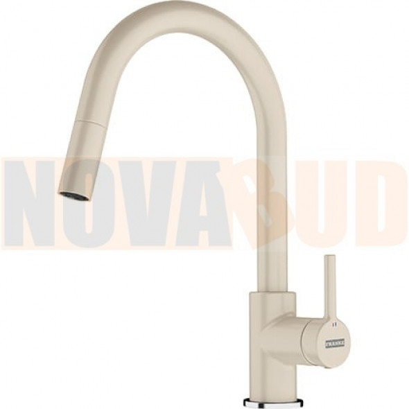 Franke LINA PULL-OUT BEŻOWY bateria 115.0626.083