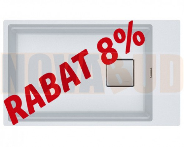 FRANKE STUDIO KANON KNG 110-62 BIAŁY POLARNY RABAT 8% fragranit do podbudowy 125.0528.622