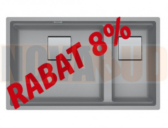 FRANKE STUDIO KANON KNG 120 KAMIENNY SZARY RABAT 8% fragranit do podbudowy 125.0528.639