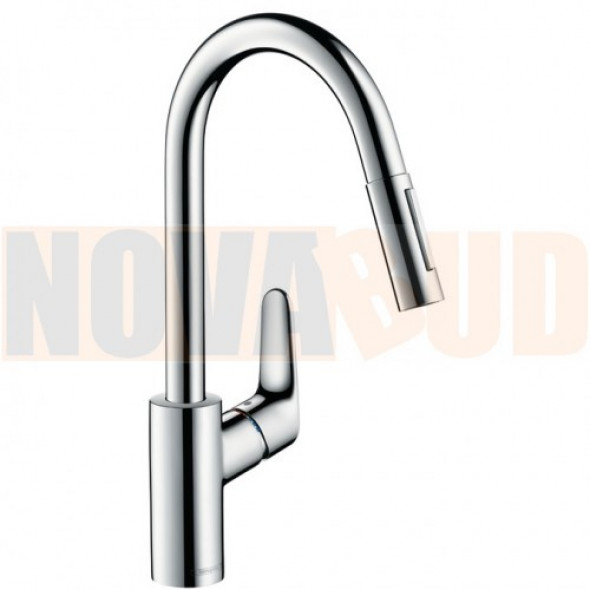 HANSGROHE Focus bateria z wyciąganą wylewką DN15 nr 31815000