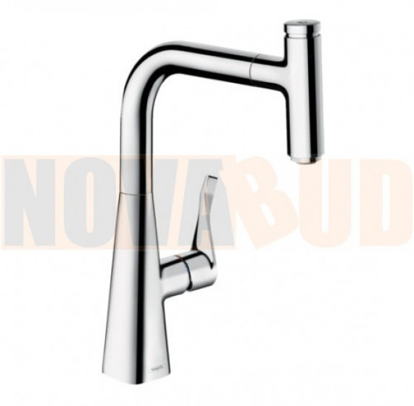 Hansgrohe Metris Select 240 bateria kuchenna z wyciąganą wylewką 14857000