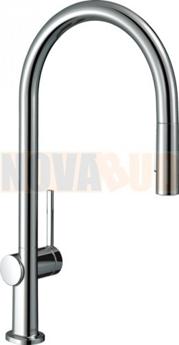 HANSGROHE Talis jednouchwytowa bateria kuchenna 210 z wyciąganą wylewką/prysznic, chrom 72801000