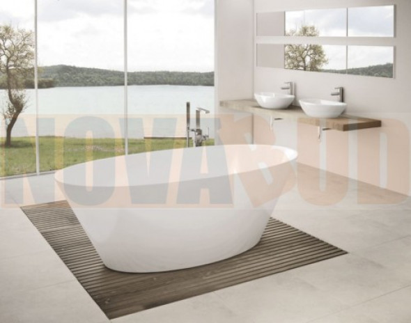 Sanitti SEI wanna wolnostojąca lany marmur 159,6x78cm 11060000