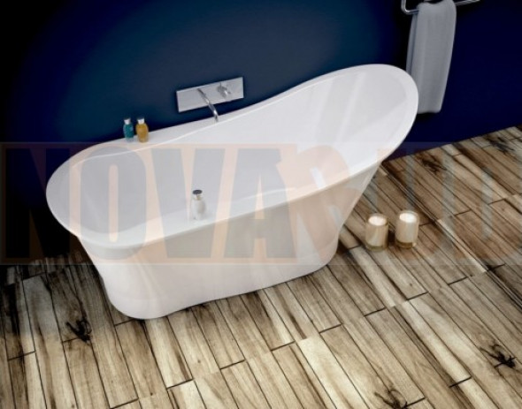 Sanitti UNO wanna wolnostojąca lany marmur 165x77cm 11010000