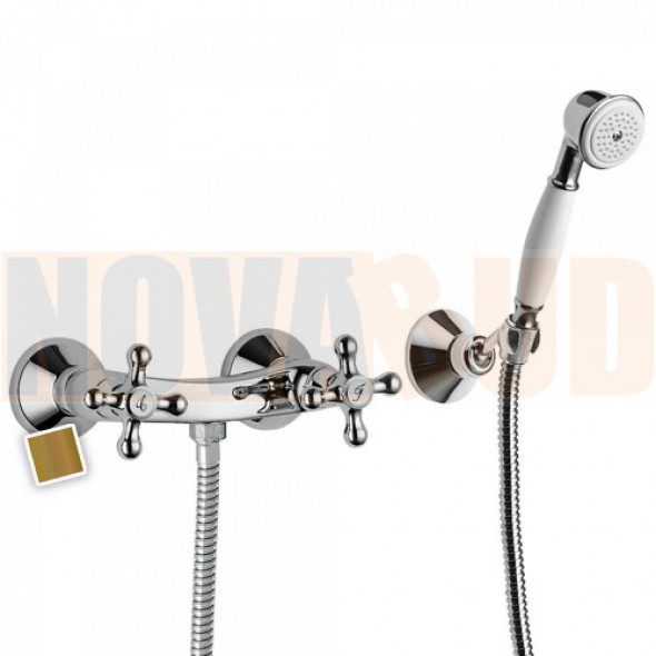 Tres CLASIC bateria natryskowa stary mosiądz 5.32.765.01