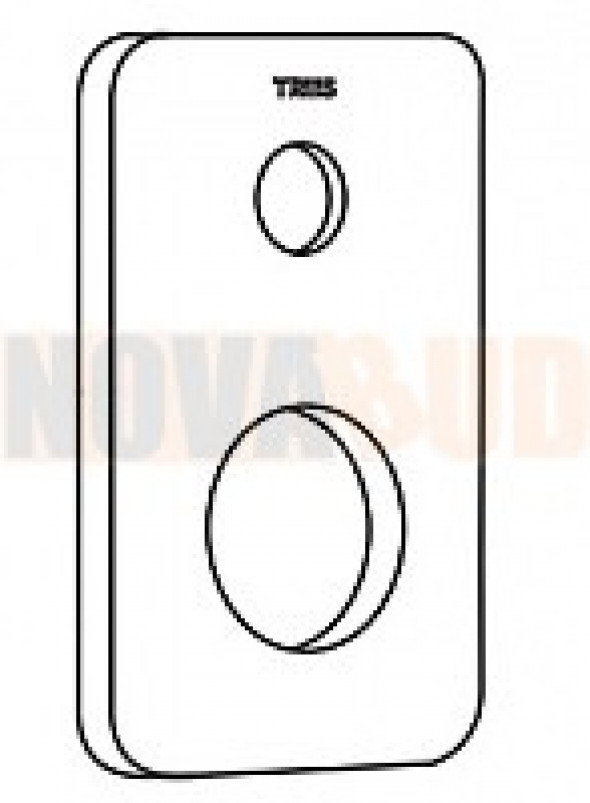 Tres LOFT Rozeta do baterii podtynkowej 200.180.01