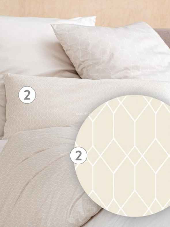 Estella pościel mako-jersey Silas natur 6871 155x200