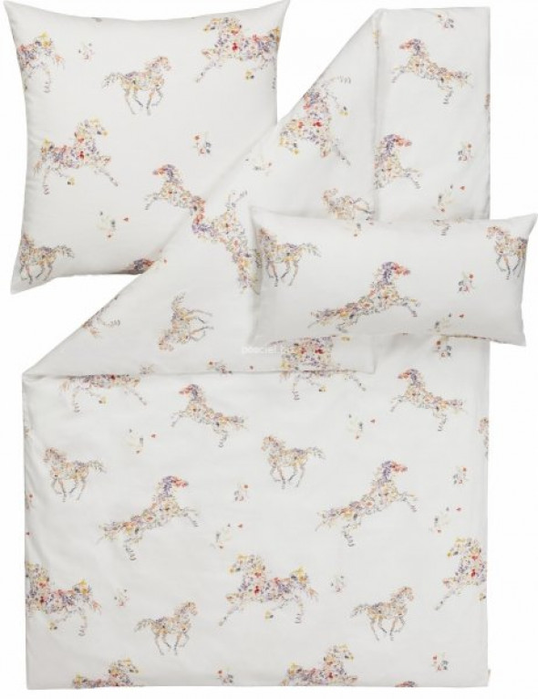 Estella pościel mako-satin Falada konie 7385 200x220