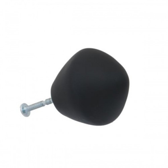 Gałka do mebli Bączek czarny pół-matowy